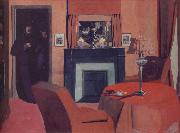 Felix  Vallotton The Red Room painting